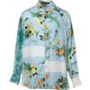 Louis Vuitton Pre-Owned - Camicia in seta a fiori anni 2020 - unisex - seta/seta - Taglia unica - Blu