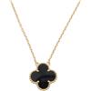 Van Cleef & Arpels Pre-Owned - Collana Alhambra in oro giallo 18 carati con corniola anni 2010 - Donna - oro giallo 18kt/onice - Taglia unica