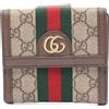 Gucci Pre-Owned - Portafoglio Ophidia GG anni 2010 - Donna - pelle di vitello/tela - Taglia unica - Toni neutri