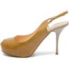 Giuseppe Zanotti Vintage - Pumps con cinturino posteriore 110mm - Donna - pelle/pelle lucida/pelle - 41 - Toni neutri