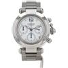 Cartier - Pasha Chrono 36mm anni 2000 - unisex - acciaio/vetro zaffiro - Taglia unica - Bianco