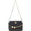 CHANEL Pre-Owned - Borsa a spalla matelassé 2021 - Donna - pelle di agnello - Taglia unica - Nero