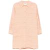 CHANEL Pre-Owned - Cappotto monopetto 1999 - Donna - cotone/lana/acrilico/rayon/seta/fibra sintetica - 38 - Rosa