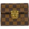 Louis Vuitton Pre-Owned - Portafoglio Damier Koalat 2006 - unisex - tela/pelle - Taglia unica - Marrone