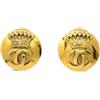CHANEL Pre-Owned - Orecchini a clip 1996 CC - Donna - placcatura in oro - Taglia unica