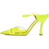 Malone Souliers - Mules a punta Pre-owned 100mm - Donna - pelle di vitello/pelle lucida/poliuretano termoplastico (TPU)/pelle di vitello - 38.5 -