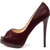 Christian Louboutin Pre-Owned - Pumps 140mm - Donna - cavallino/pelle di vitello/pelle di vitello - 41 - Rosso