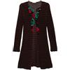 Prada Pre-Owned - Cardigan con decorazione all'uncinetto Primavera 2005 - Donna - cotone - 40 - Marrone