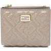Fendi Pre-Owned - Portafoglio Slim Baguette piccolo anni 2020 - Donna - pelle di vitello - Taglia unica - Grigio