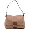 Fendi Pre-Owned - Borsa a spalla Mamma Baguette in cashmere 2000-2010 - Donna - lana - Taglia unica - Marrone