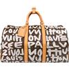 Louis Vuitton Pre-Owned - x Stephen Sprouse Borsa da viaggio Graffiti Keepall 50 2001 - unisex - PVC/pelle - Taglia unica - Toni neutri