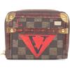 Louis Vuitton Pre-Owned - Portafoglio Damier Trunk Time 2018 - Donna - PVC/pelle - Taglia unica - Marrone