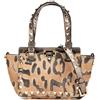 Valentino Garavani Pre-Owned - Borsa a tracolla Rockstud mini in cavallino 2000-2017 - Donna - cavallino/cotone e paglia - Taglia unica - Marrone