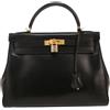 Hermès Pre-Owned - Borsa a mano Kelly 32 - Donna - pelle - Taglia unica - Nero