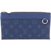 Louis Vuitton Pre-Owned - Portamonete Discovery PM 2020 - Uomo - PVC - Taglia unica - Blu