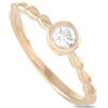LB Exclusive - Anello Solitaire in oro giallo 14 carati con diamanti Pre-owned - Donna - diamanti/oro giallo 14kt - Taglia unica