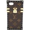 Louis Vuitton Pre-Owned - Cover per iPhone 7 Eye-Trunk - Donna - tela - Taglia unica - Nero