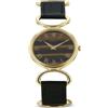 Piaget - Vintage 26mm Pre-owned anni '70 - Donna - oro giallo 18kt/vetro zaffiro/pelle - Taglia unica - Marrone