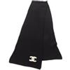 CHANEL Pre-Owned - Sciarpa C C1986-1988 - Donna - cashmere - Taglia unica - Nero