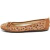 Jimmy Choo Pre-Owned - Ballerine con decorazione di cristalli - Donna - pelle/gomma/pelle/pelle - 38 - Marrone