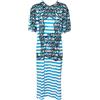 Prada Pre-Owned - Abito lungo a righe - Donna - cotone - M - Bianco