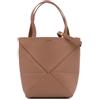 Loewe Pre-Owned - Borsa a tracolla Mini Puzzle Fold in pelle di vitello lucida 2023 - Donna - pelle di vitello - Taglia unica - Marrone