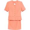 Celine Pre-Owned - Tailleur con gonna 1990-2000 - Donna - cotone/viscosa - 36 - Arancione