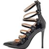 Fendi Pre-Owned - Pumps Flowerland 100mm - Donna - pelle lucida/pelle/pelle - 36 - Nero