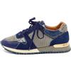 Louis Vuitton Pre-Owned - Sneakers in pelle - Donna - pelle/pelle scamosciata/cavallino/pelle/gomma - 36.5 - Blu