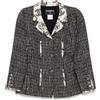 CHANEL Pre-Owned - Giacca monopetto 2006 - Donna - cotone/lana/rayon/nylon - 48 - Nero