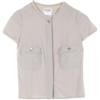 CHANEL Pre-Owned - Blusa in tweed 1986-1988 - Donna - lana/poliammide - 36 - Grigio