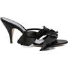 The Row Pre-Owned - Mules Vika con fiocco 80mm - Donna - pelle di vitello/seta/pelle di vitello - 40 - Nero