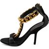 Giuseppe Zanotti Vintage - Sandali Elsie 65mm Pre-owned - Donna - pelle/tessuto/pelle/pelle - 38.5 - Nero
