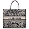 Christian Dior Pre-Owned - Borsa tote Book grande con ricamo Toile de Jouy Reverse 2021 - unisex - tela - Taglia unica - Blu