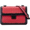 Bottega Veneta Pre-Owned - Borsa a spalla in nappa con motivo Intrecciato Glass 2012-2025 - Donna - nappa - Taglia unica - Nero