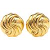 CHANEL Pre-Owned - Orecchini tondi CC a clip con placcatura oro 1980-1990 - Donna - placcatura in oro - Taglia unica
