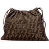 Fendi Pre-Owned - Pouch in tela con motivo Zucca e coulisse XX secolo - Donna - tela - Taglia unica - Marrone