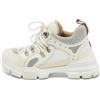 Gucci Pre-Owned - Sneakers chunky - Donna - rete (mesh)/rete (mesh)/gomma/tela - 39.5 - Bianco