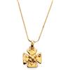 Saint Laurent Pre-Owned - Collana Flower anni 2000 - Donna - placcatura in oro - Taglia unica