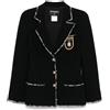 CHANEL Pre-Owned - Giacca con stemma 2005 - Donna - lana/cotone/nylon - 36 - Nero