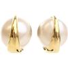 CHANEL Pre-Owned - Orecchini a clip placcati in oro con perle sintetiche e logo 1993 - Donna - placcatura in oro - Taglia unica