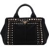 Prada Pre-Owned - Borsa a tracolla Canapa Bijoux piccola in tela 2010-2025 - Donna - tela - Taglia unica - Nero