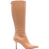 Jimmy Choo Pre-Owned - Stivali Agathe 85mm - Donna - pelle di vitello/pelle di agnello/gomma/pelle di vitello - 38.5 - Toni neutri