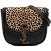 Saint Laurent Pre-Owned - Borsa a tracolla Kaia piccola leopardata in pelle di vitello e cavallino 2020 - Donna - pelle di vitello/Furs & Skins - T...