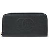 CHANEL Pre-Owned - Portafoglio in pelle Caviar con zip 2003 - Donna - pelle caviar - Taglia unica - Nero