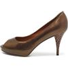 Fendi Pre-Owned - Pumps FF 120mm - Donna - pelle di vitello/pelle di vitello/pelle di vitello - 40 - Marrone