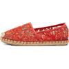 Valentino Garavani Pre-Owned - Espadrillas 2023 - Donna - gomma/tessuto/rete (mesh)/pelle - 37 - Rosso