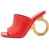 Ferragamo Pre-Owned - Sandali in pelle con tacco 100mm - Donna - pelle/pelle/pelle - 6.5 - Rosso