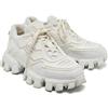 Prada Pre-Owned - Sneakers con lacci - Donna - tessuto/rete (mesh)/gomma/gomma - 39.5 - Bianco