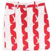 Louis Vuitton Pre-Owned - Gonna denim con monogramma anni 2010 - Donna - cotone - 34 - Rosso